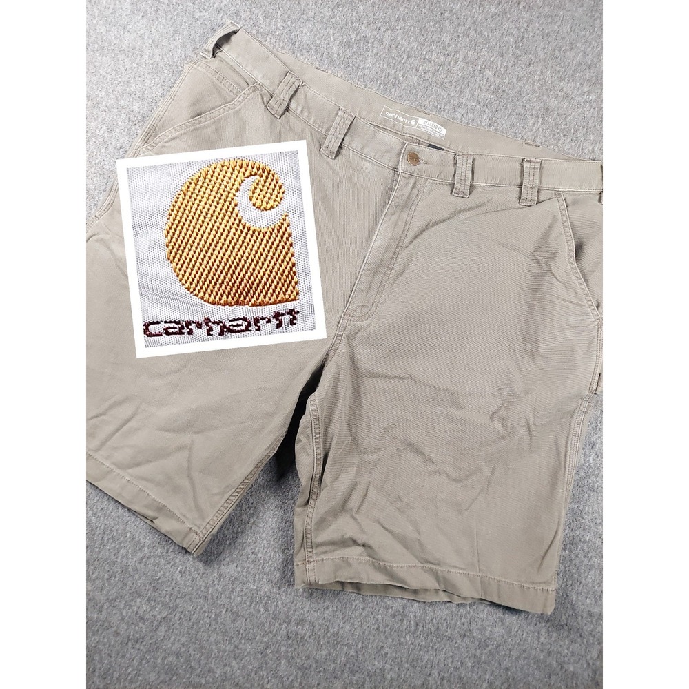 Carhartt Cargo Shorts Mens 44 Carpenter Relaxed Fit Rugged Flex Canvas Big Tall